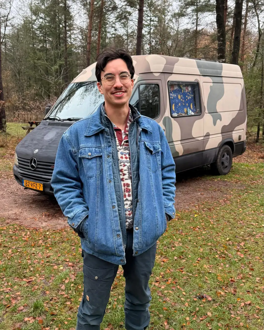 Ademwerk en systemisch coach Roel Winter tijdens een trektocht in Zweden